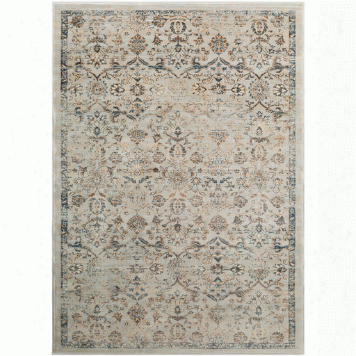 Tharunaya Rug In Gray & Neutral Design By Surya