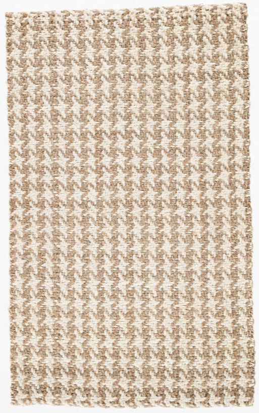 Tracie Natural Geometric White & Taupe Area Rug Design By Jaipur