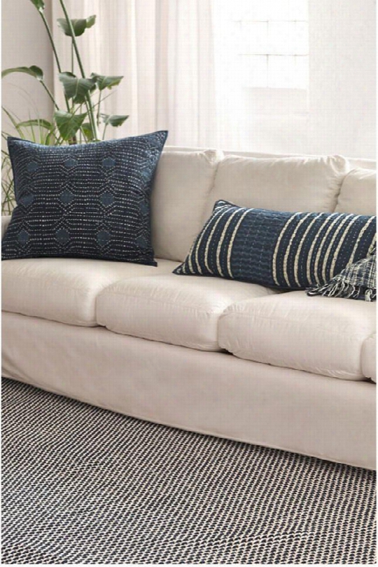 Two-tone Rope Navy & Ivory Indoor/outdoor Rug Design By Dash & Albert