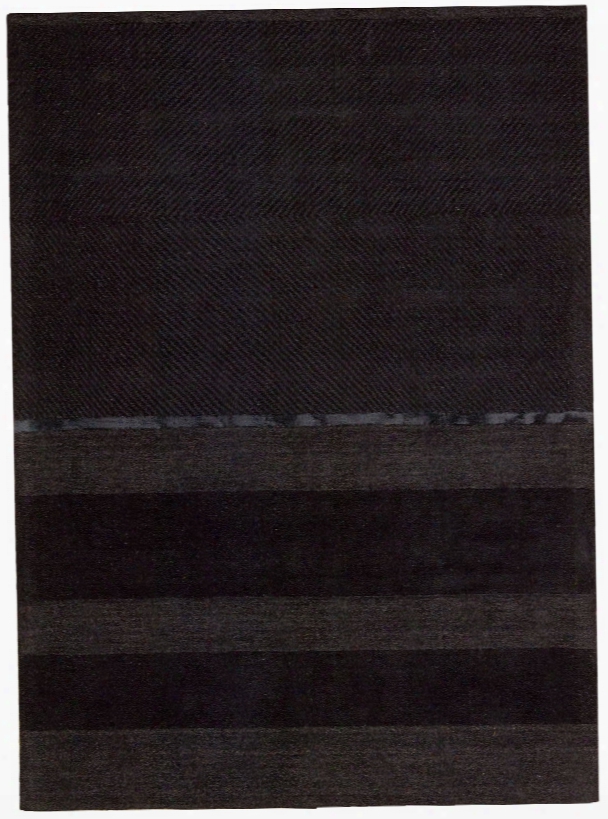 Vale Wool And Viscose Area Rug In Onyx Design By Calvin Klein Home