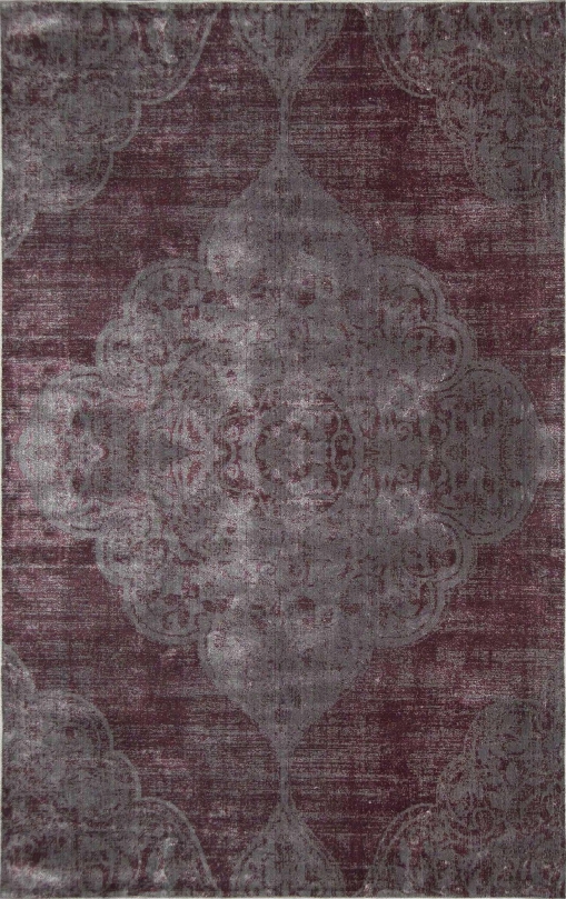 Vintage Armanda Rug In Purple Design By Nuloom