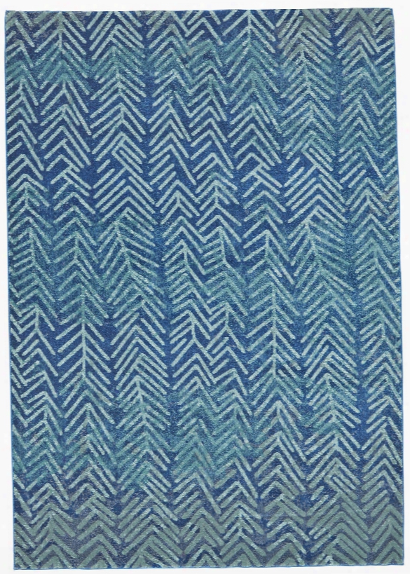 Watercolor Collection Power Loomed Polypropylene Area Rug In Pacifiic Design By Bd Fine