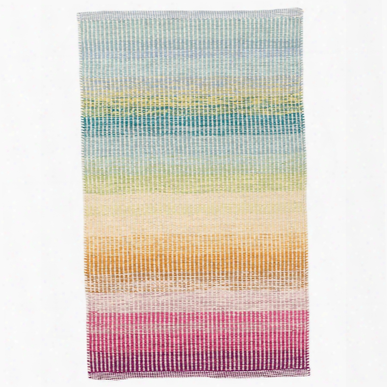 Watercolor Horizon Woven Cotton Rug Design By Dash & Albert