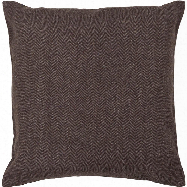 Wool Pillow In Brown Design By Chandra Rugs