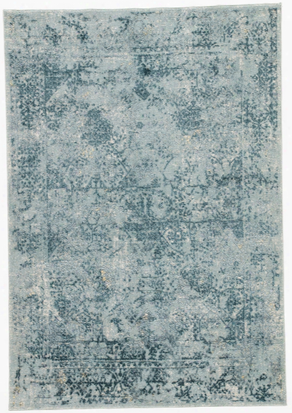 Yvie Abstract Blue & Teal Area Rug Design By Jaipur