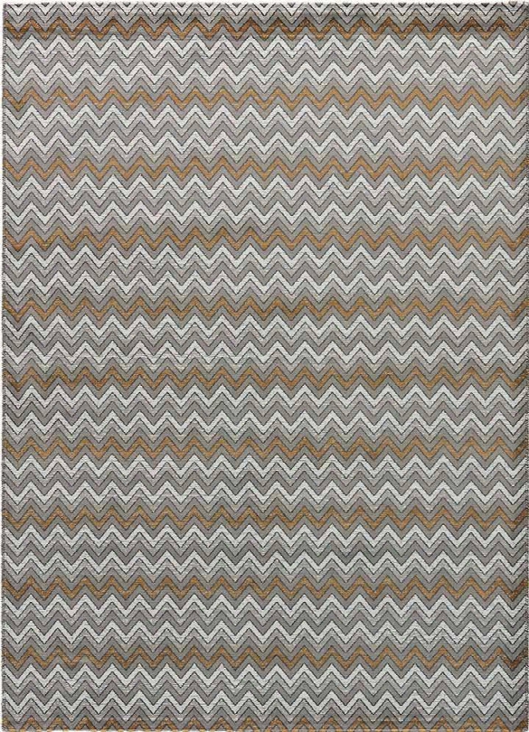 Zane Rug In Oxford Tan & Bright White Design By Jaipur