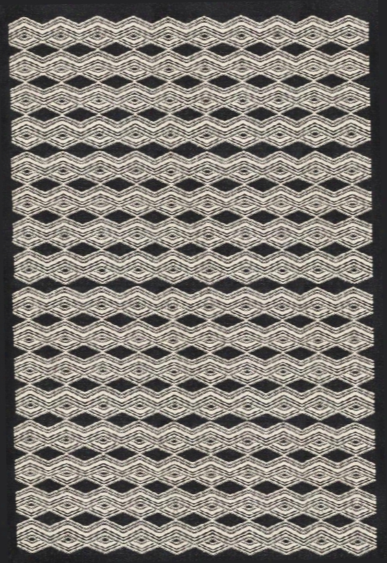 Agostina Rug In Black And Cream Design By Surya
