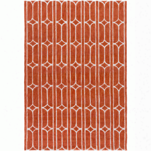 Alexandra Rug In Orange Design By Surya