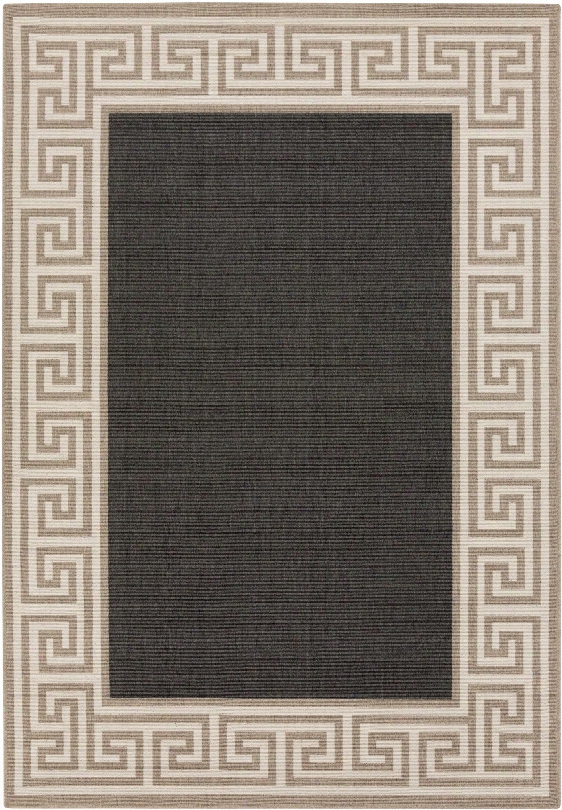 Alfresco Outdoor Rug In Navy & Camel Design By Surya