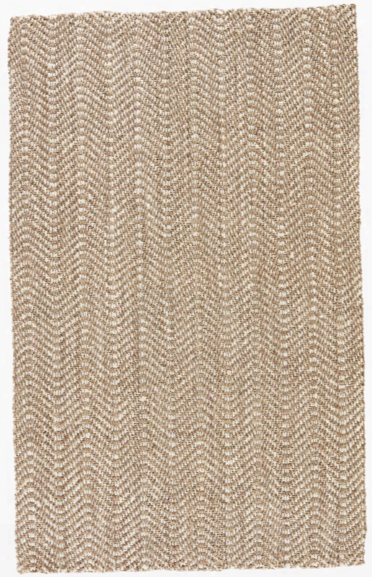 Alix Natural Chevron Taupe & White Area Rug Design By Jaipur