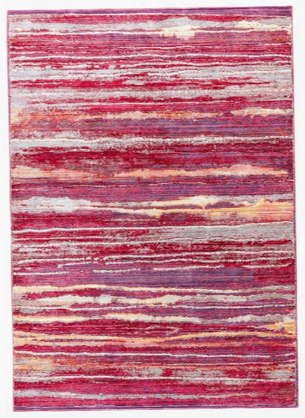 Ceres Rug In Raspberry Wine & Straw Design By Jaipur