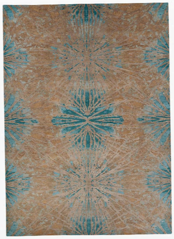 Chaos Theory Rug In Canton & Aluminum Design By Jaipur
