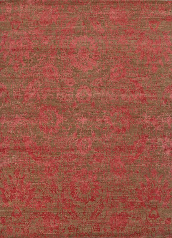 Chaos Theory Rug In Cornsilk & Ginger Spice Design By Jaipur