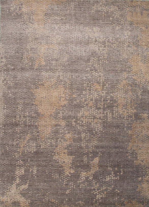 Chaos Theory Rug In Monument & Glacier Grey Design By Jaipur