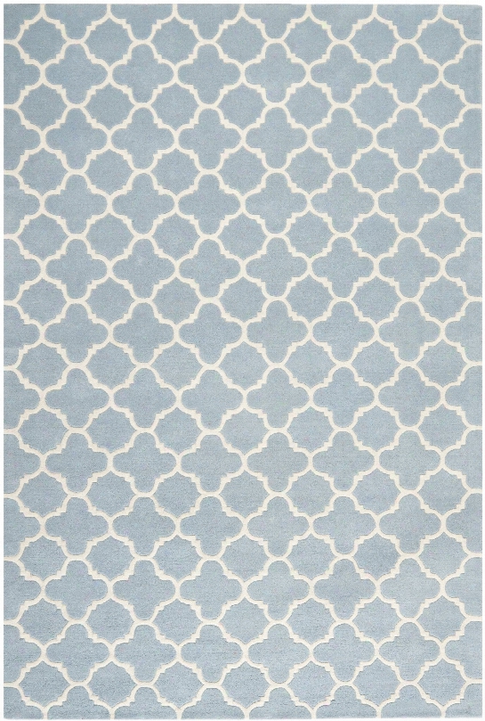 Chatham Rug In Blue & Ivory Design By Safavieh