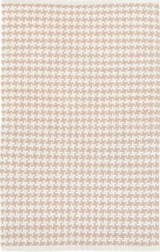 Checks Linen Woven Cotton Rug Design By Dash & Albert