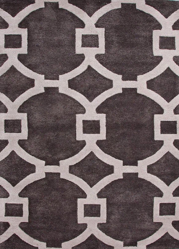 City Collection Regency Rug In Liquorice Design By Jaipur