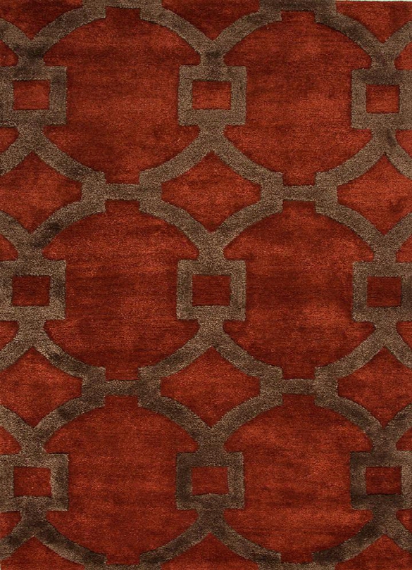 City Collection Regency Rug In Red Oxide Design By Jaipur