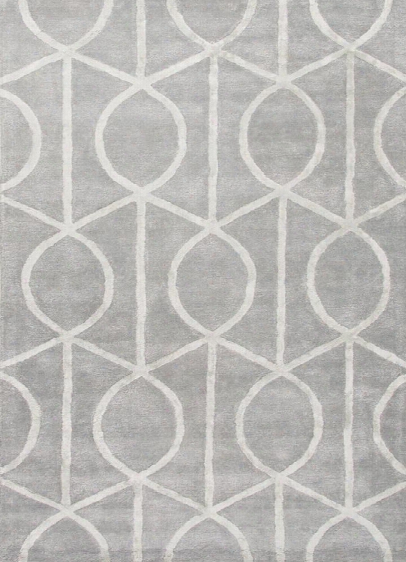 City Rug In Silver Blue & Green Tint Design By Jaipur