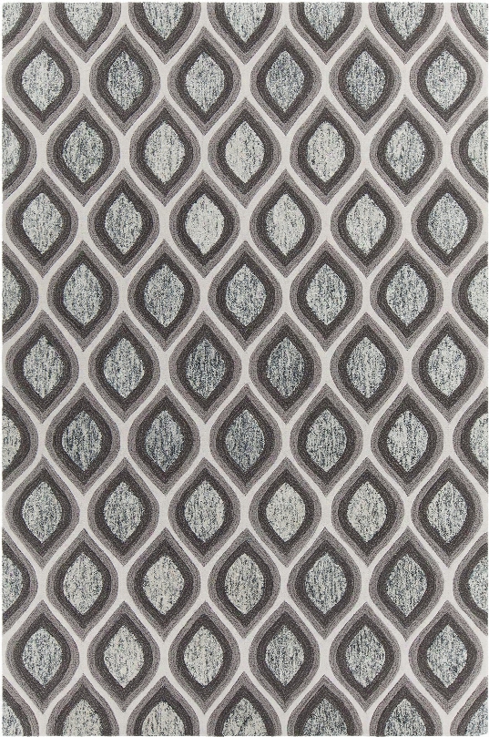 Clara Collection Hand-tufted Area Rug In Grey & White Design By Chandra Rugs