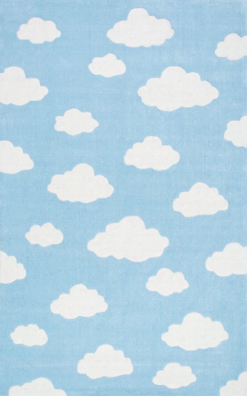 Cloudy Sachiko Rug In Blue Design By Nuloom