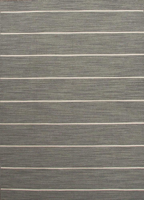 Coastal Living Dhurries Collection Cape Cod Rug In Stone Grey Design By Jaipur