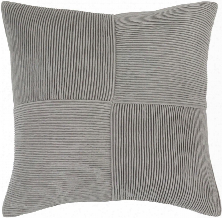 Conrad Pillow In Medium Grey Design By Glucksteinhome