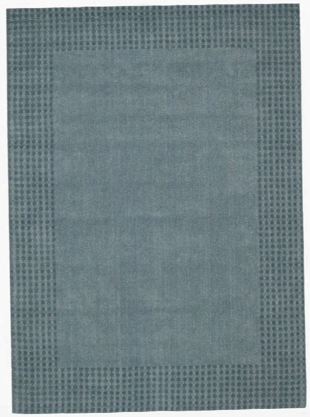 Cottage Grove Collection Coastal Village Wool Area Rug In Ocean - Kathy Ireland Home By Nourison