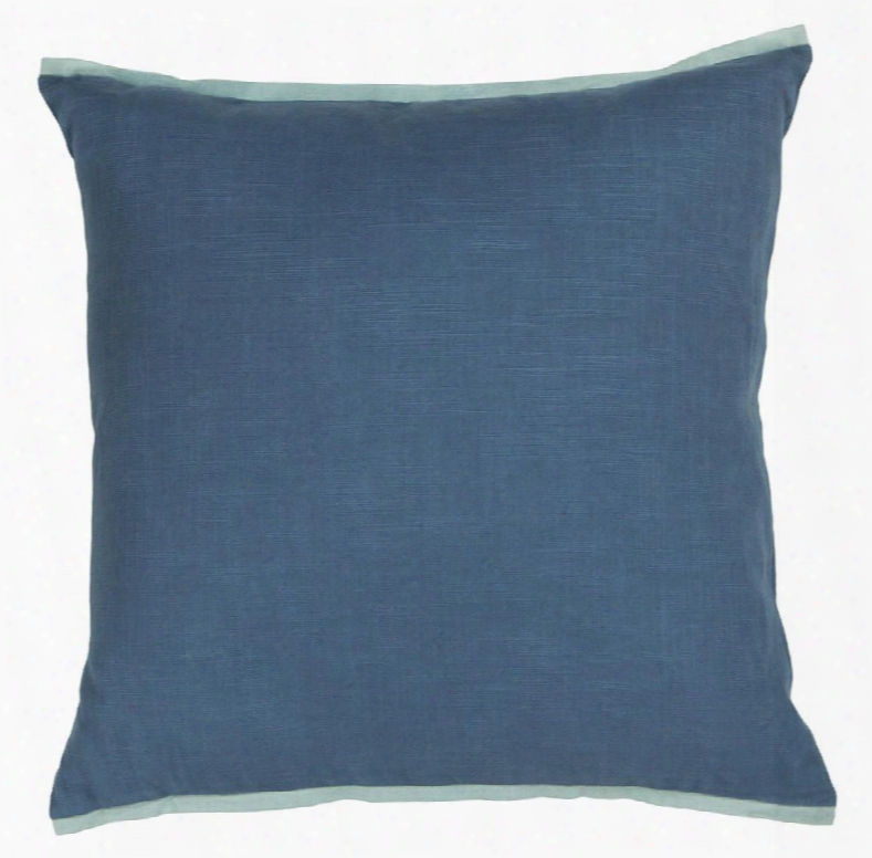 Cotton Pillow In Blue & Light Blue Design By Chandra Rugs