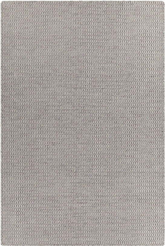 Crest Collection Hand-woven Area Rug In Grey & White Design By Chandra Rugs