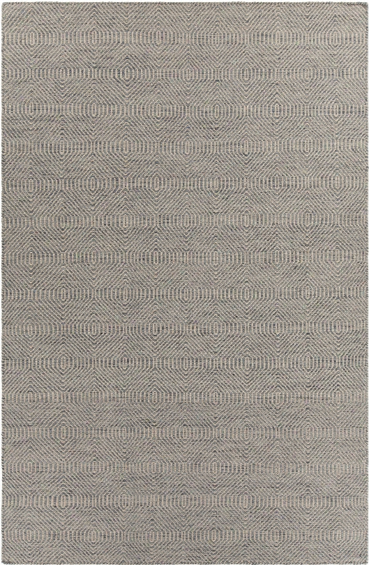 Crest Collection Hand-woven Area Rug In Light Blue & Beige Design By Chandra Rugs