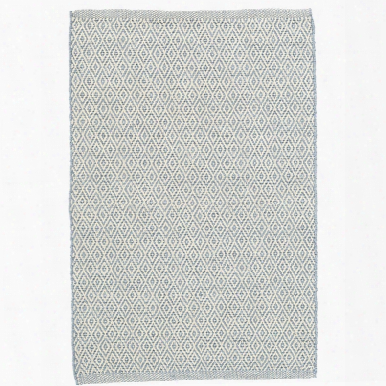 Crystal Swedish Blue & Ivory Indoor/outdoor Rug Design By Dash & Albert