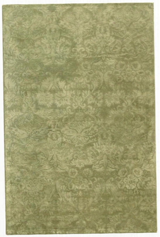 Damask Area Rug In Sage By Martha Stewart For Safavieh