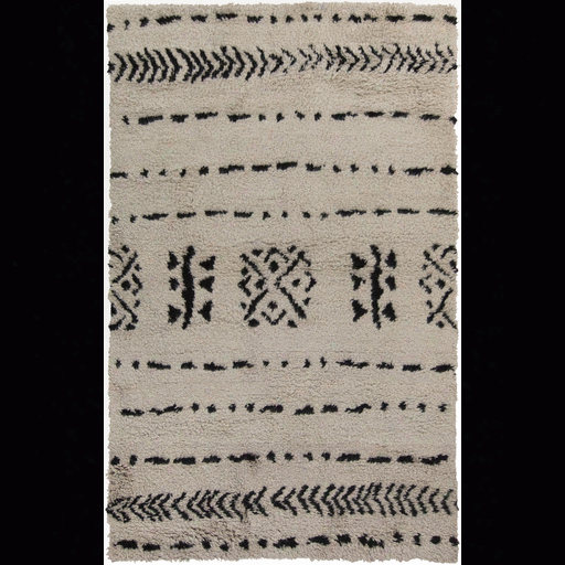 Denali Black & Ivory Rug Design By Surya