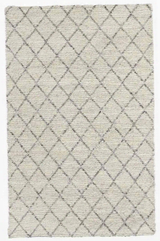 Diamond Looped Wool Ivory Rug Design By Classic Home