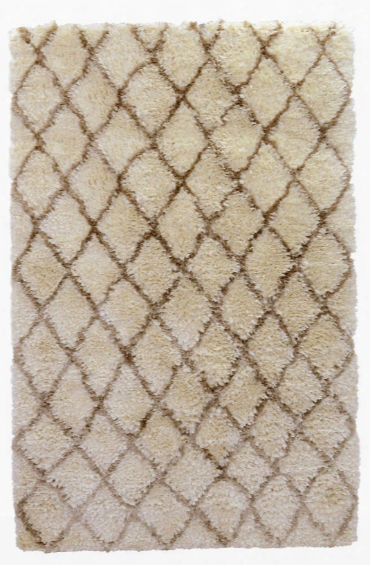 Diamond Ritz Shag Rug In Ivory Design By Classic Home