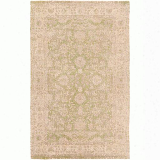 Edith Rug In Neutral & Green Design By Surya