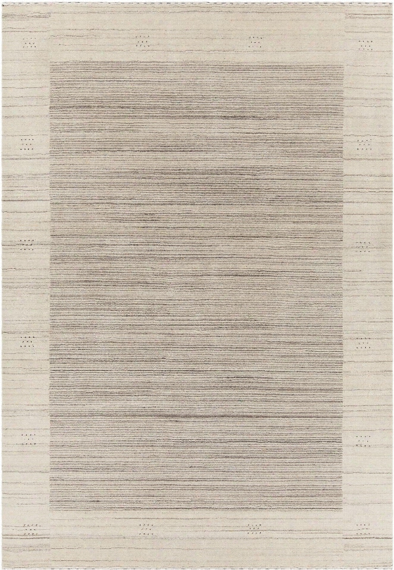 Elantra Collection Hand-knotted Area Rug In Beige & Brown Design By Cha Ndra Rugs