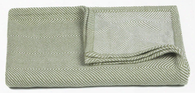 Ella Collection Throw In Green & White Design By Chandra Rugs