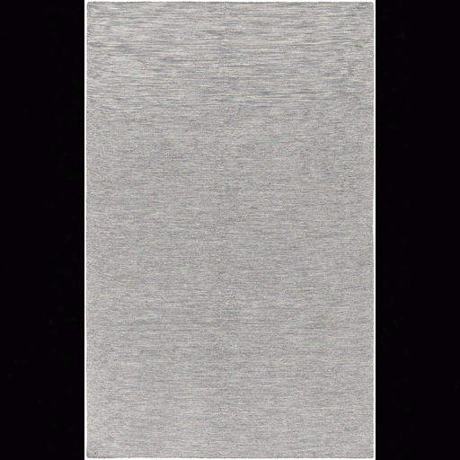Everett Rug In Medium Grey & White Design By Sunbrella