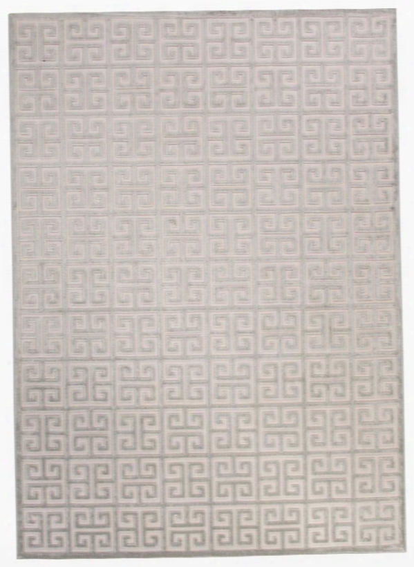 Fables Rug In Bright White & Glacier Grey Design By Jaipur