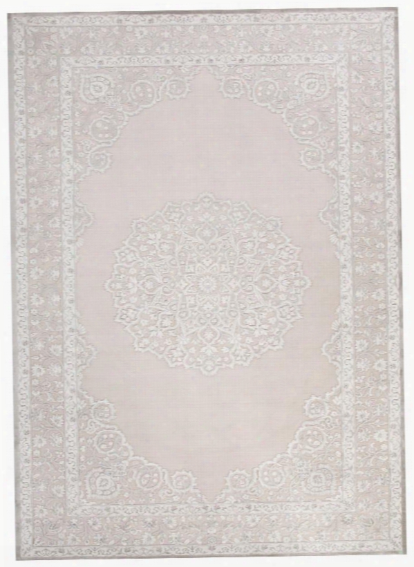 Fables Rug In Bright White & Neutral Grey Design By Jaipur