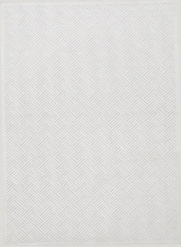 Fables Rug I N Bright White & White Sand Design By Jaipur