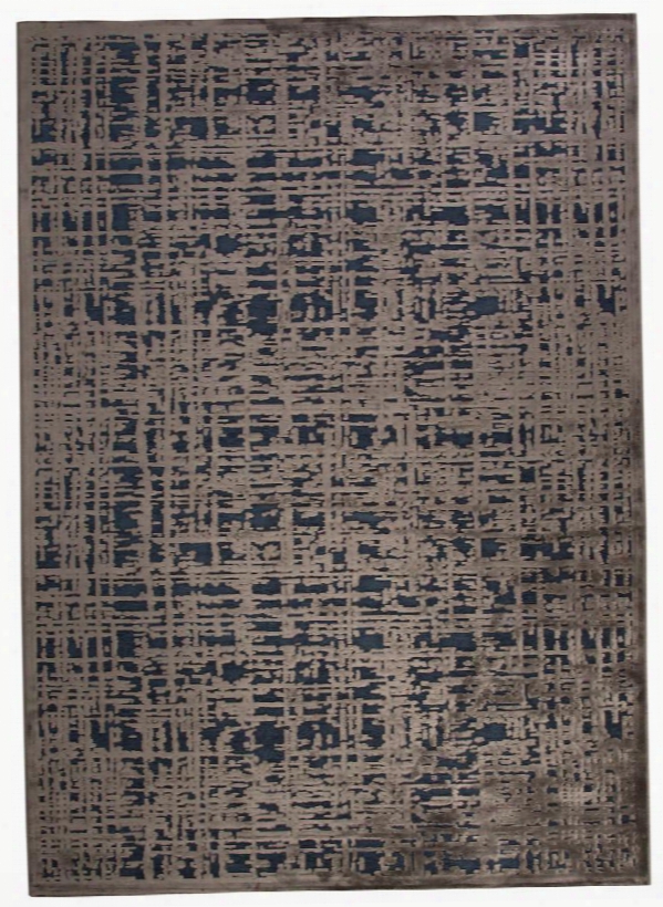 Fables Rug In Dress Blues & Bungee Cord Design By Jaipur