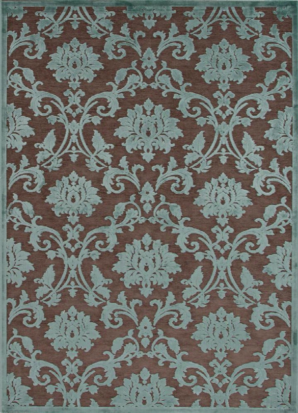 Fables Rug In Iron & Beryl Green Design By Jaipur