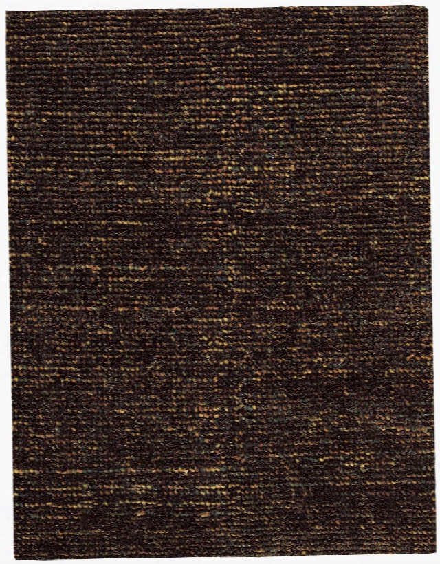 Fantasia Collection Wool Blend Superficial Contents Rug In Brown Design By Nourison