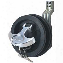 Perko Surface Mount Lock & Latch For Smooth And Carpeted Surfaces With Straight Cam Bar, Black